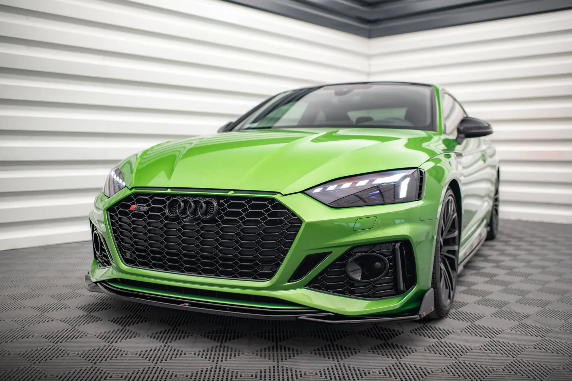 Frontspoiler + Flopper Audi RS5 (F5) Facelift 2019 -> | V.1 Glossy Black Edition