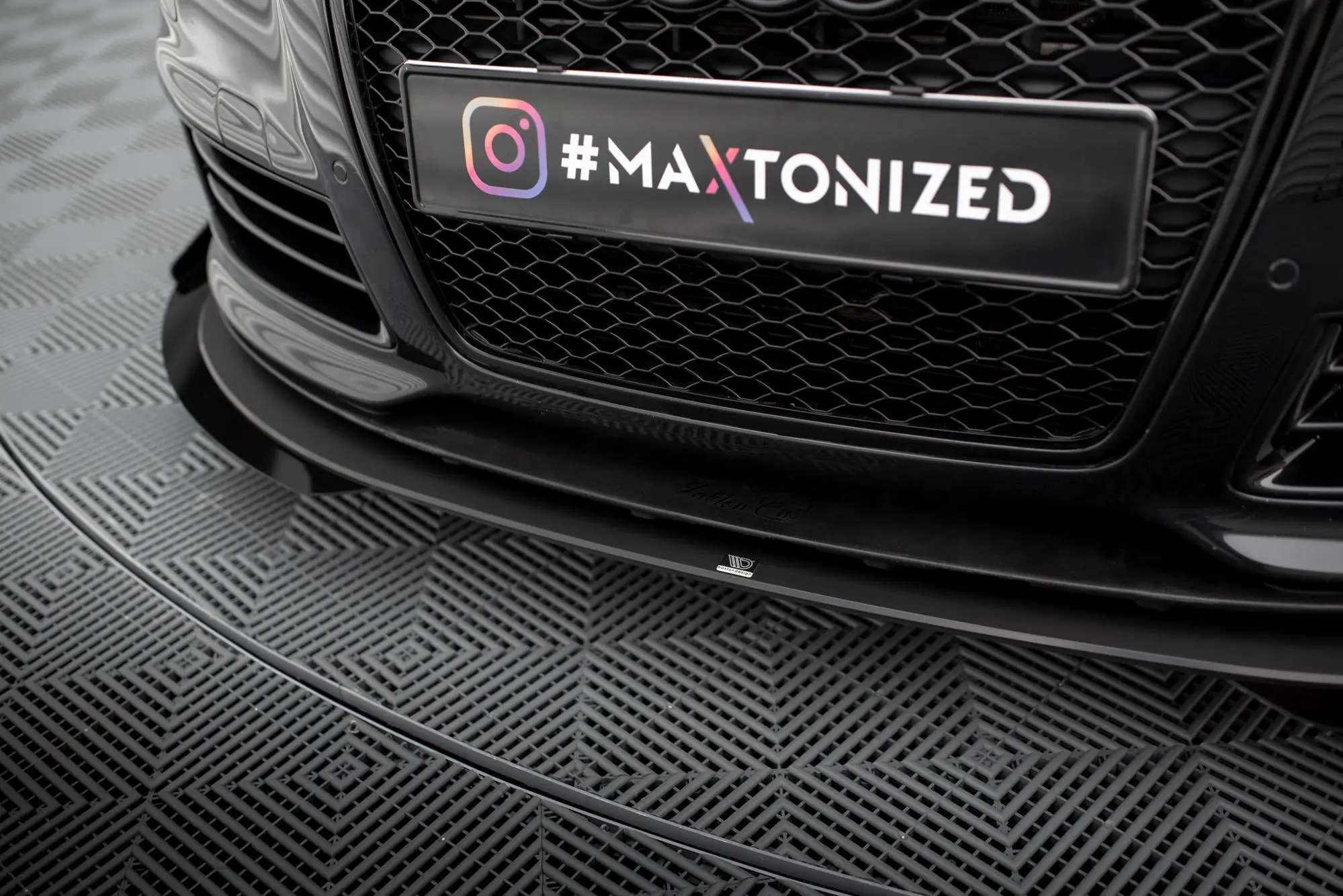 Frontspoiler + Flopper Audi RS6 (C6) Avant 2007-2010 | Street Pro Black Edition – bilde 3