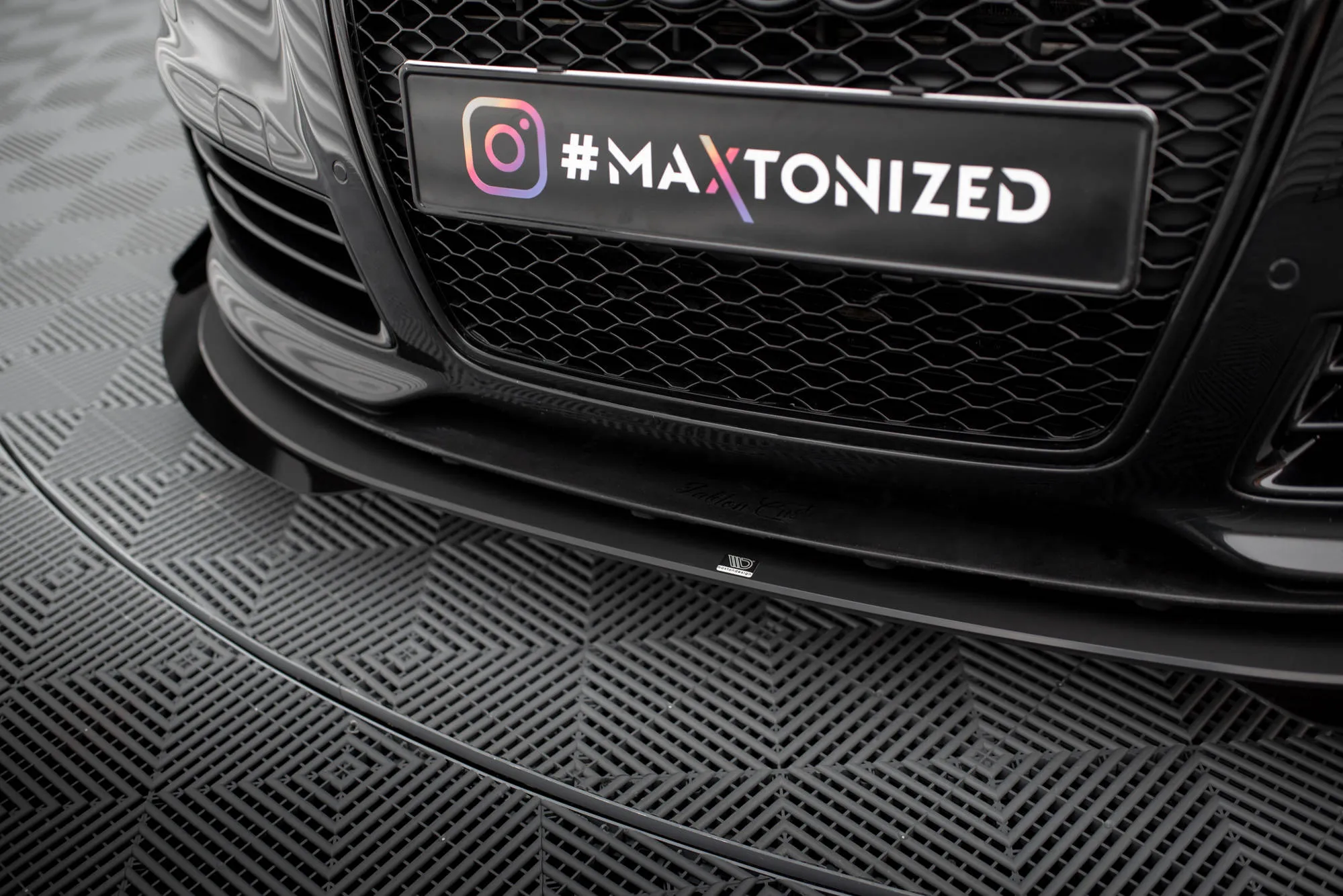 Frontspoiler + Flopper Audi RS6 (C6) Avant 2007-2010 | Street Pro Black Edition – bilde 3