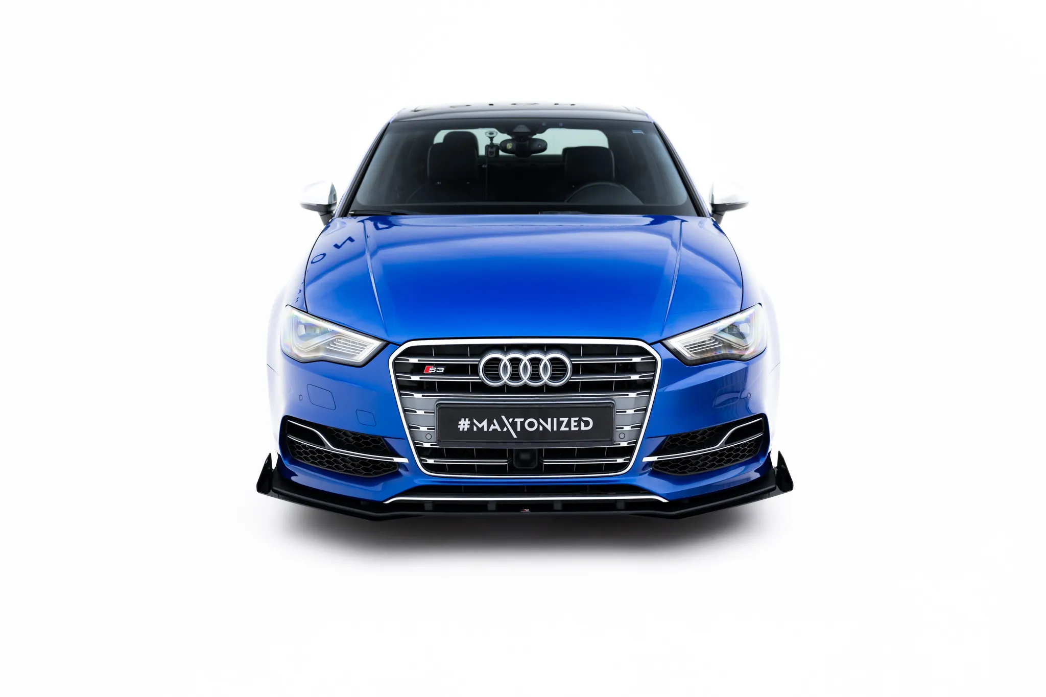 Frontspoiler + Flopper Audi (S3/A3 S-Line) 8V 2013 - 2016 | Street Pro Black Edition – bilde 2