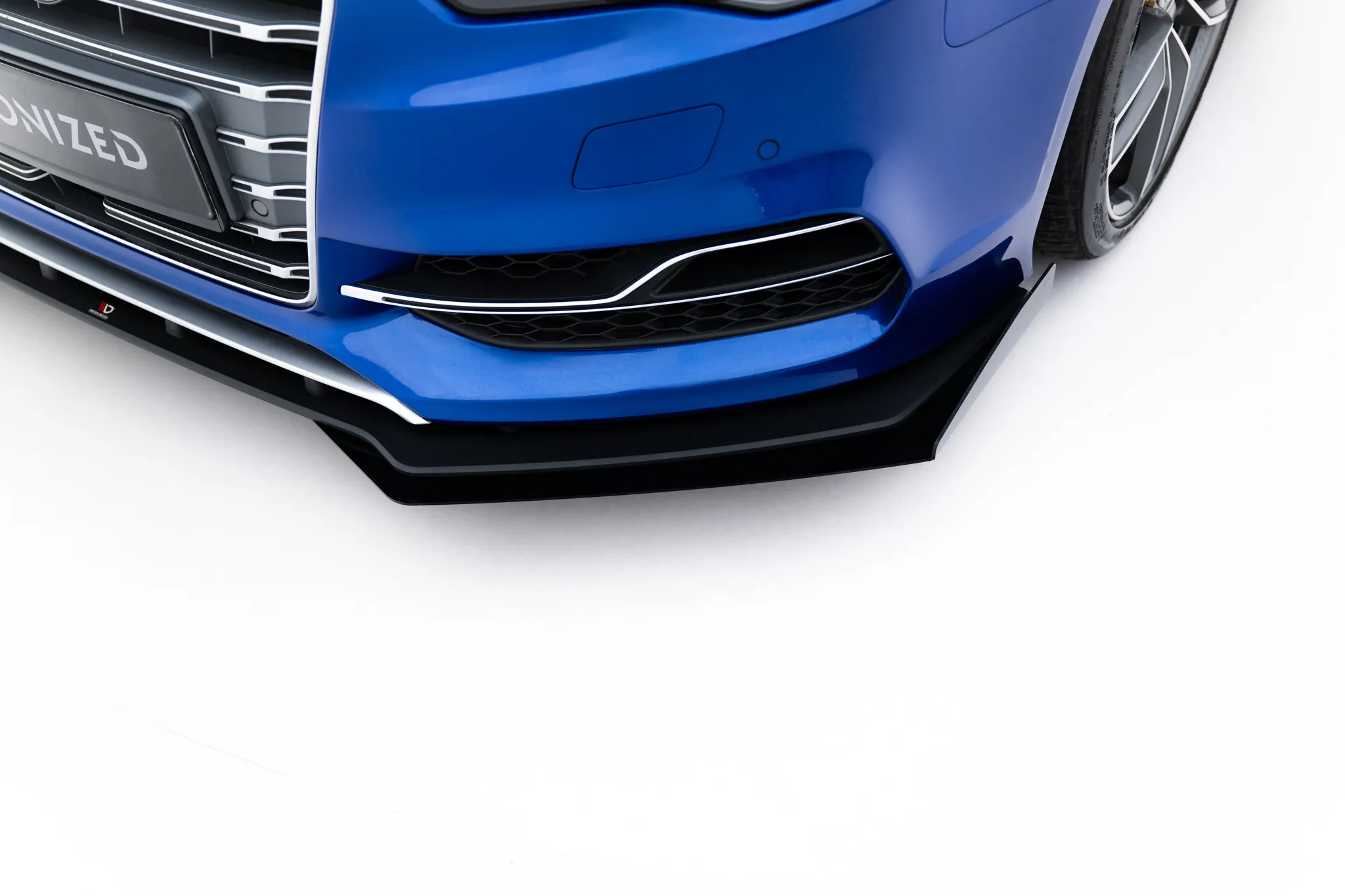 Frontspoiler + Flopper Audi (S3/A3 S-Line) 8V 2013 - 2016 | Street Pro Black Edition – bilde 4