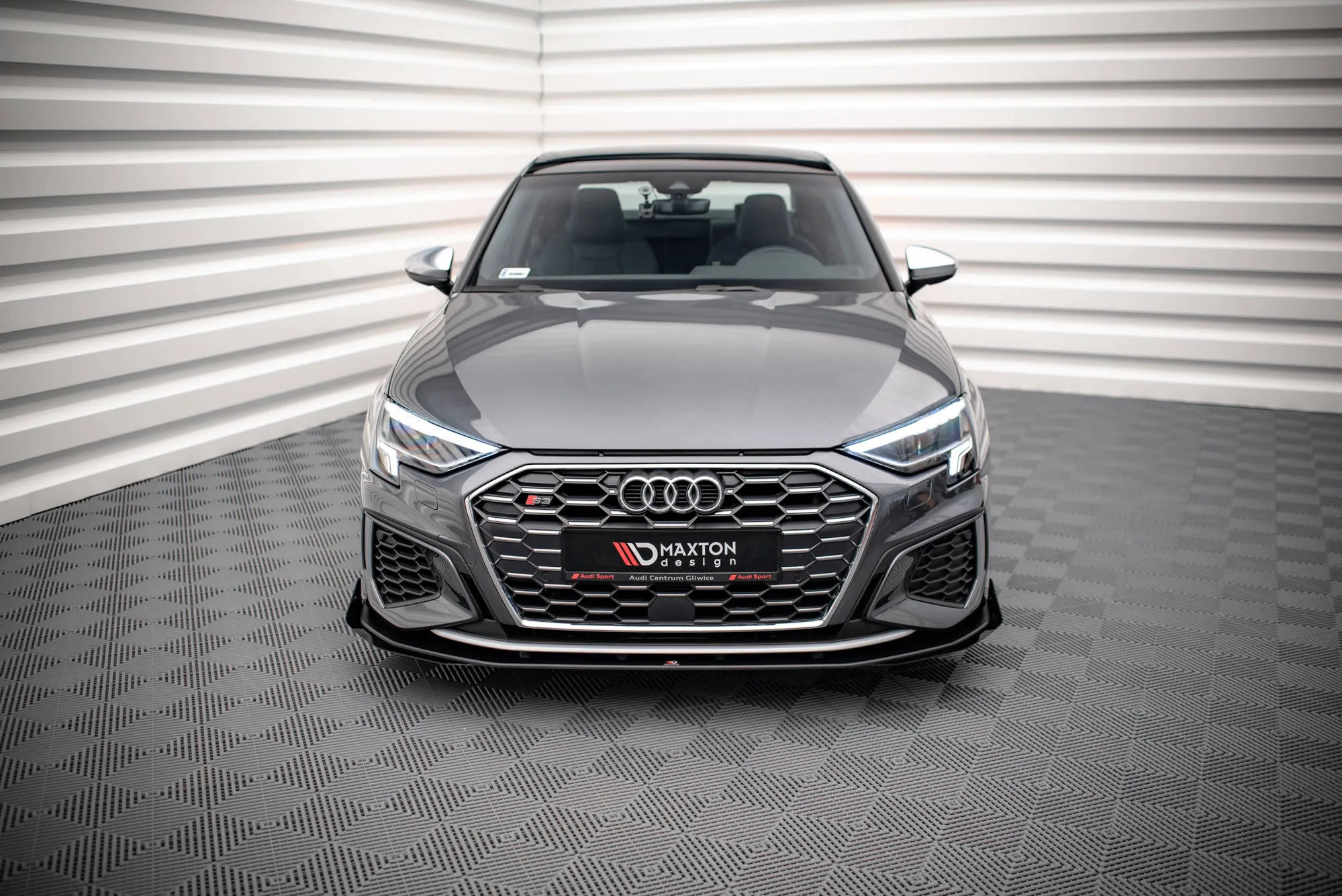 Frontspoiler + Flopper Audi S3/ A3 S-Line (8Y) 2020 -> | Street Pro Black Edition