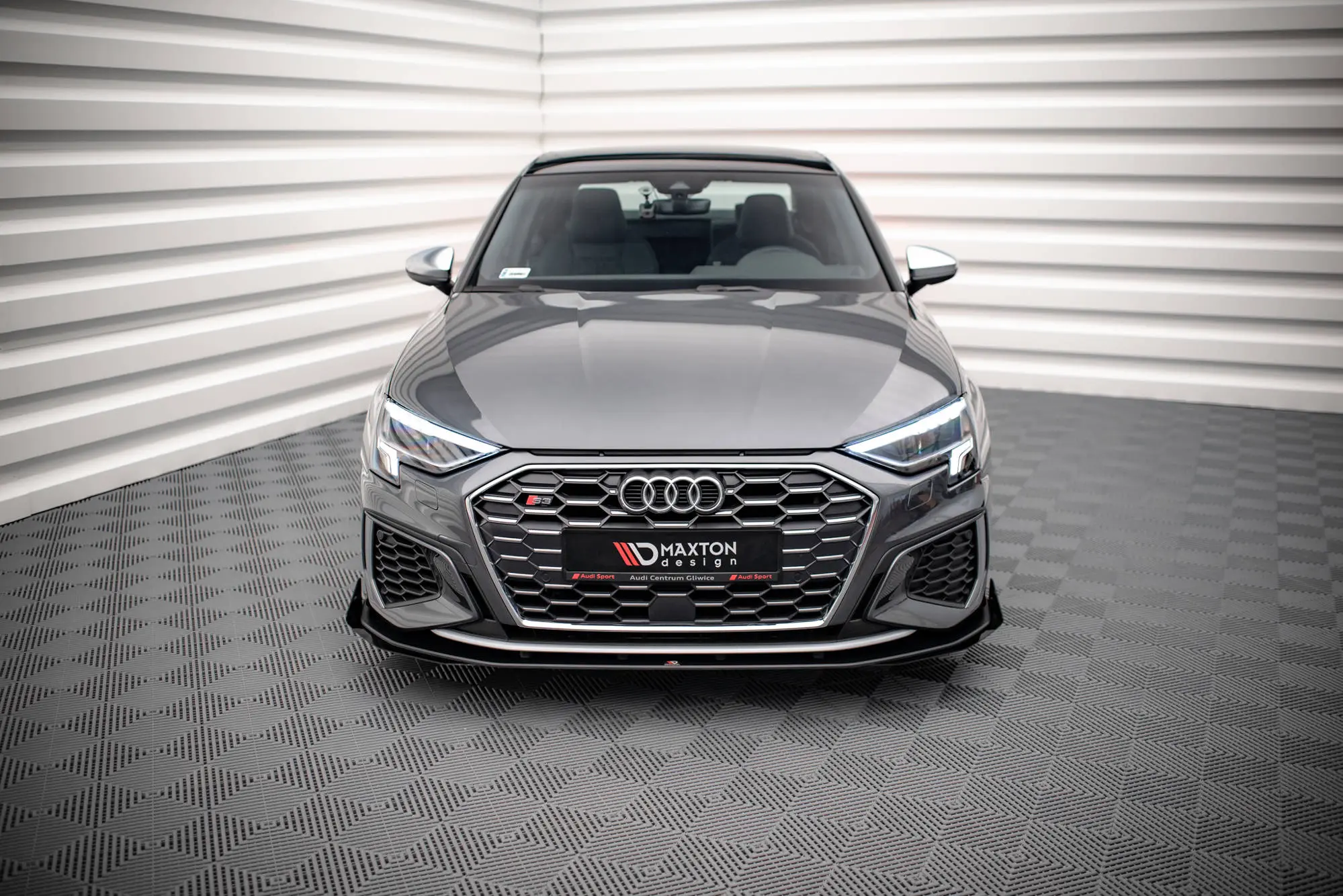 Frontspoiler + Flopper Audi S3 / A3 S-Line (8Y) 2020 -> | V.1 Street Pro Black Edition – bilde 2