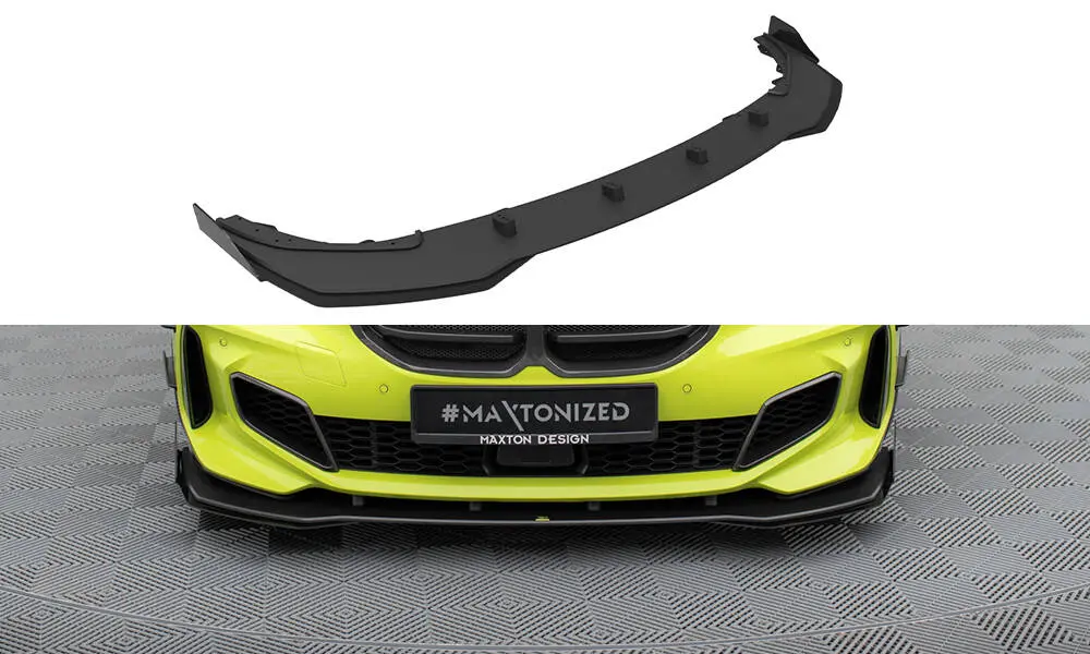 Frontspoiler + flopper BMW 1 (F40) M-Pack / BMW M135i (F40) 2019 - 2024 | Street Pro Black Edition – bilde 3