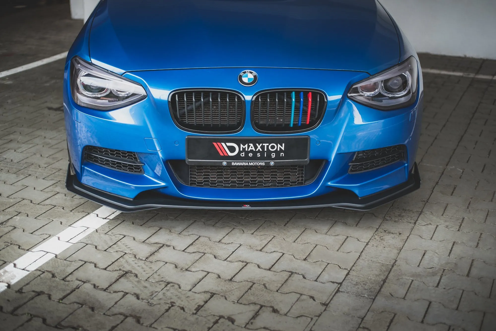 Frontspoiler + Flopper BMW 1 M135i (F20 / F21) 2011-2015 | Street Pro Black Edition