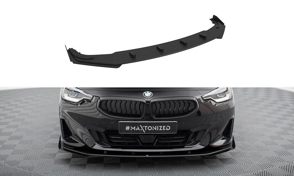 Frontspoiler + flopper BMW 2 Coupe (G42) 2021 - > | Street Pro Black Edition – bilde 3