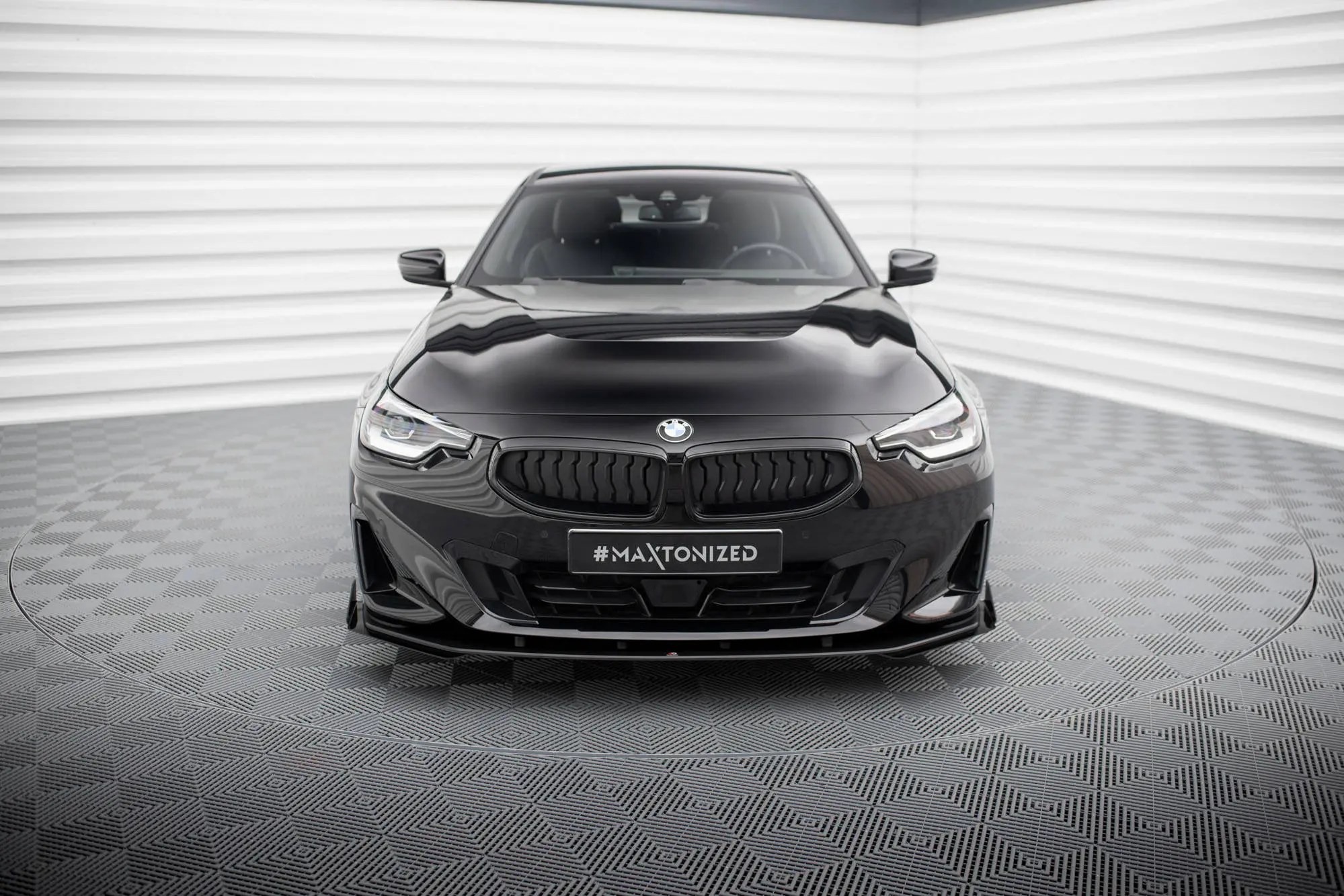 Frontspoiler + flopper BMW 2 Coupe (G42) 2021 - > | Street Pro Black Edition – bilde 4