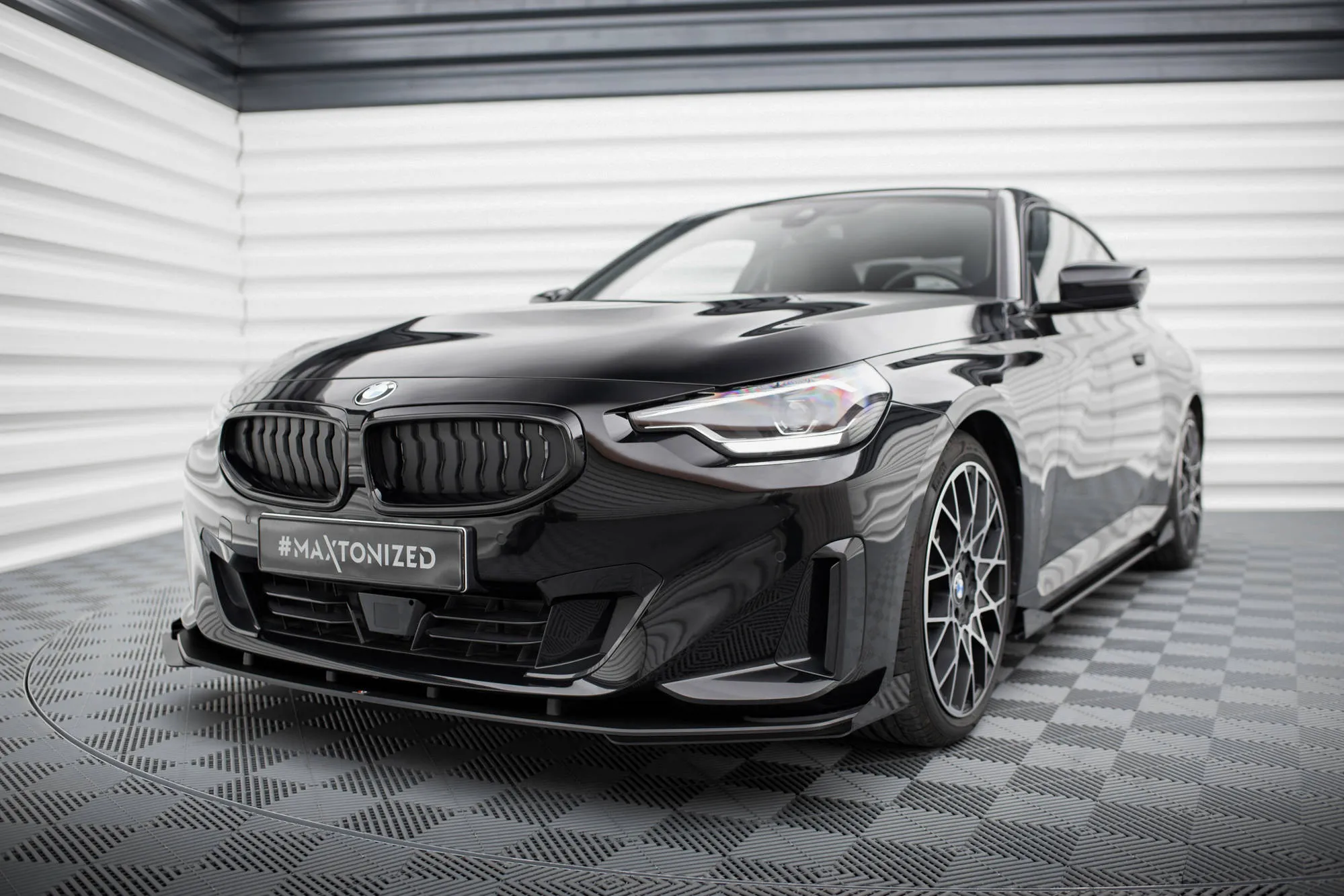 Frontspoiler + Flopper BMW 2 Coupe (G42) 2021 - > | Street Pro Black Edition