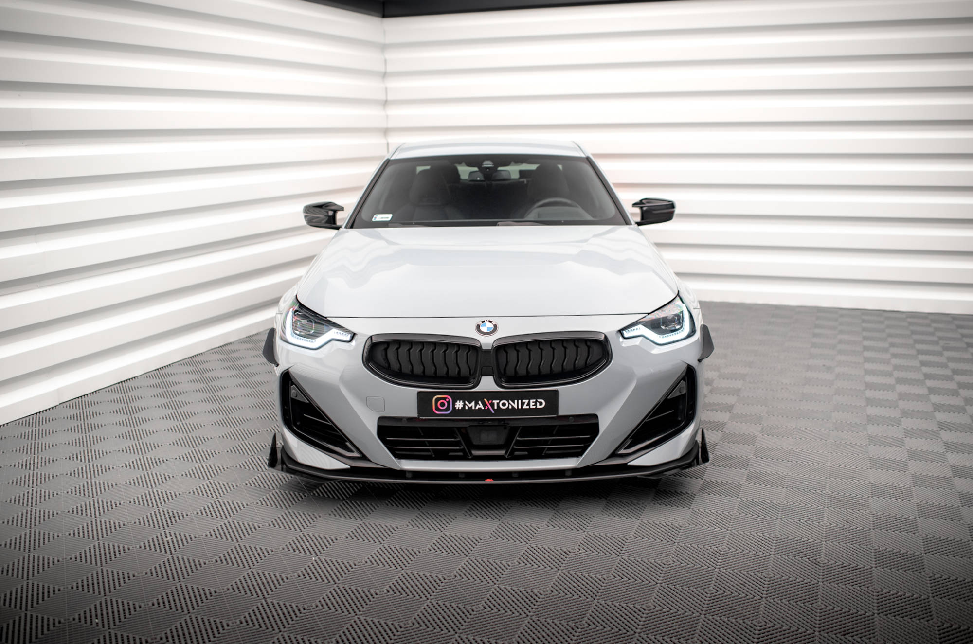 Frontspoiler + Flopper BMW 2 Coupe (G42) M-Pack 2021 ->  | Street Pro Black Edition