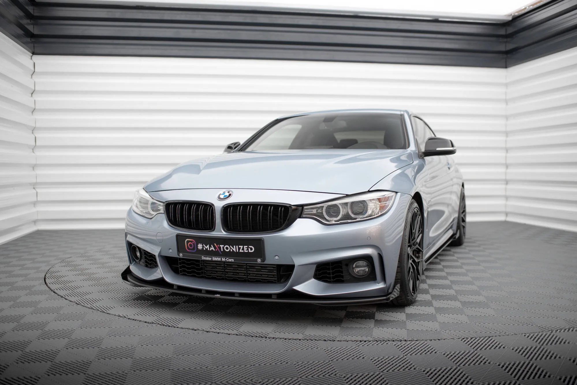Frontspoiler + Flopper BMW 4 Coupe (F32) M-Pakke 2013 - 2020 | Street Pro Black Edition