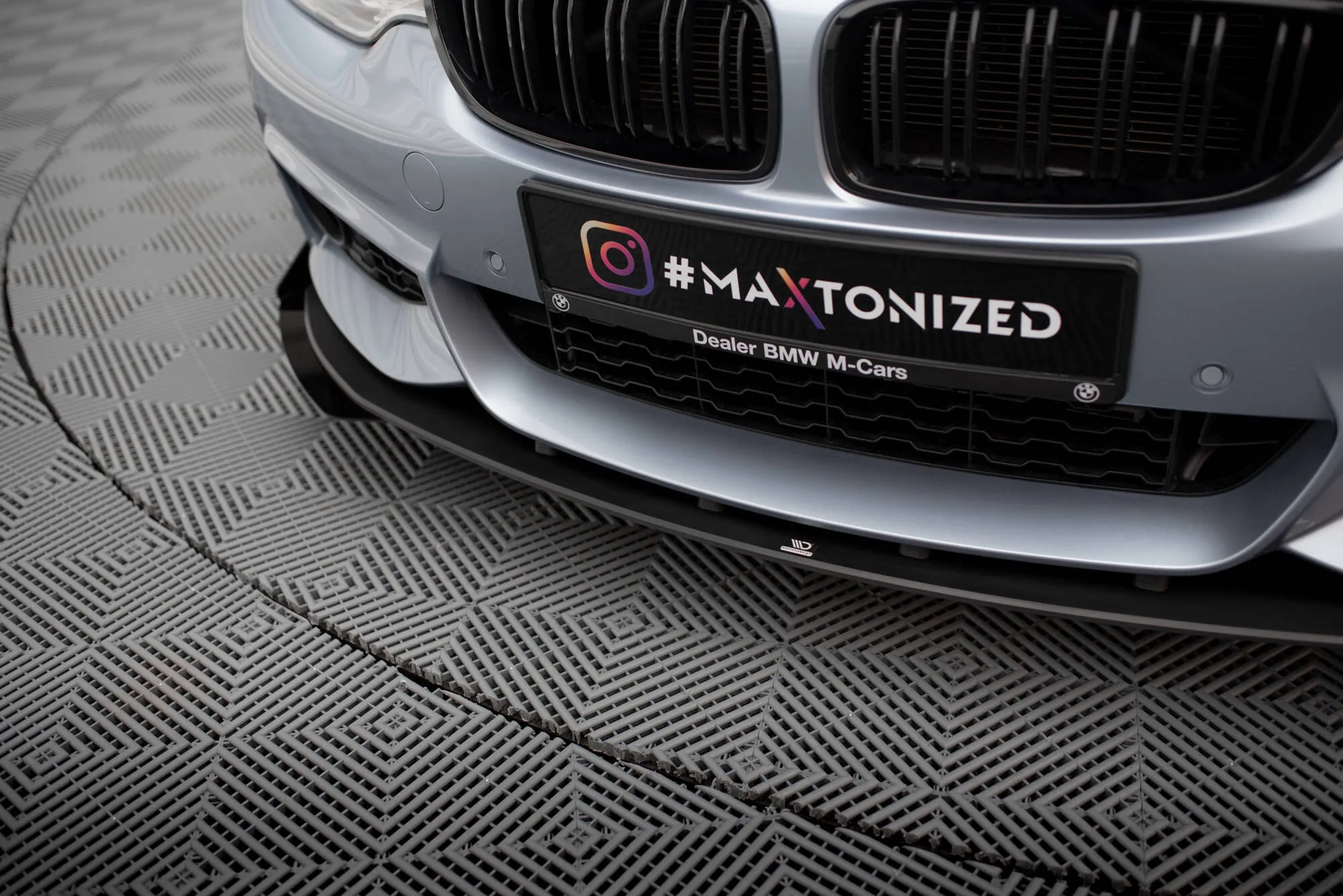Frontspoiler + Flopper BMW 4 Coupe (F32) M-Pakke 2013 - 2020 | Street Pro Black Edition – bilde 5