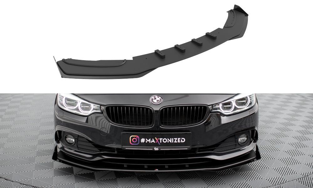 Frontspoiler + Flopper BMW 4 Gran Coupe (F36) 2014-2017 | Street Pro Black Edition – bilde 2