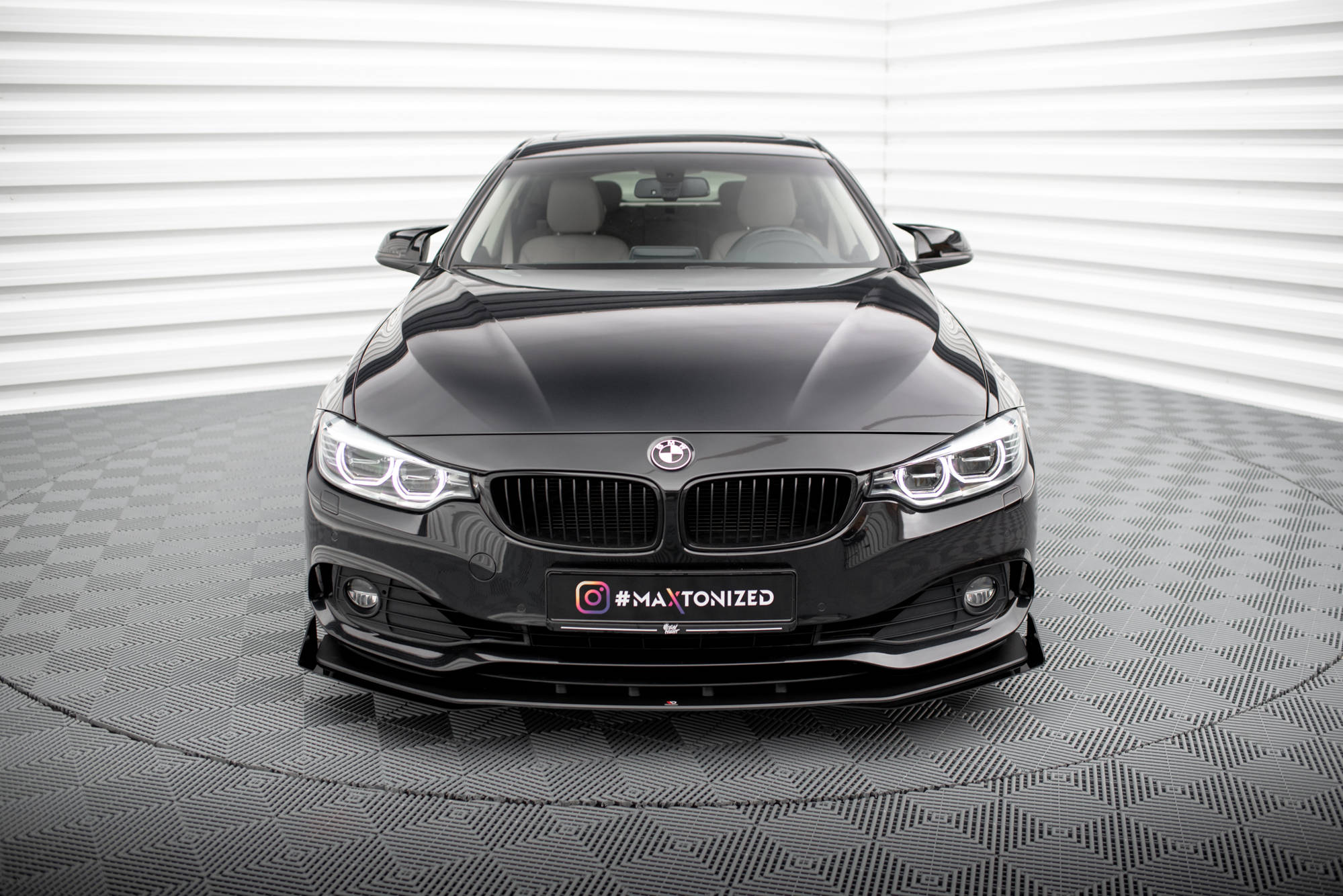 Frontspoiler + Flopper BMW 4 Gran Coupe (F36) 2014-2017 | Street Pro Black Edition – bilde 3