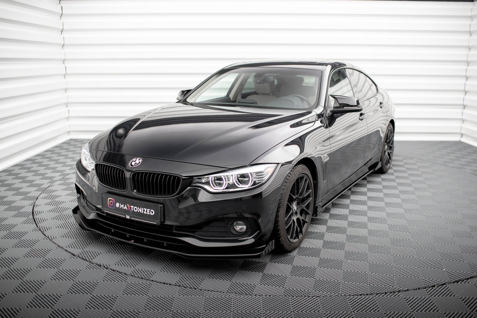 Frontspoiler + Flopper BMW 4 Gran Coupe (F36) 2014-2017 | Street Pro Black Edition – bilde 4