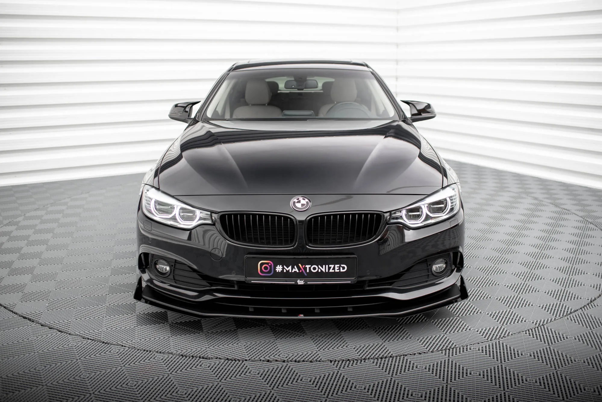 Frontspoiler + Flopper BMW 4 Gran Coupe (F36) 2014-2017 | Street Pro Black Edition