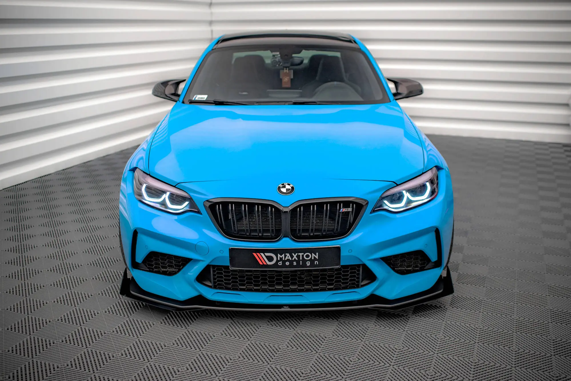 Frontspoiler + Flopper BMW M2 Competition (F87) 2016-2020 | V.1 Street Pro Black Edition – bilde 2