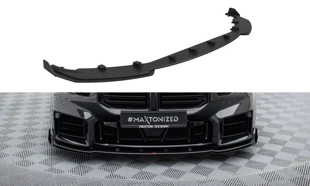 Frontspoiler + flopper BMW M2 Coupe (G87) 2023 - > | V.1 Street Pro Black Edition – bilde 2