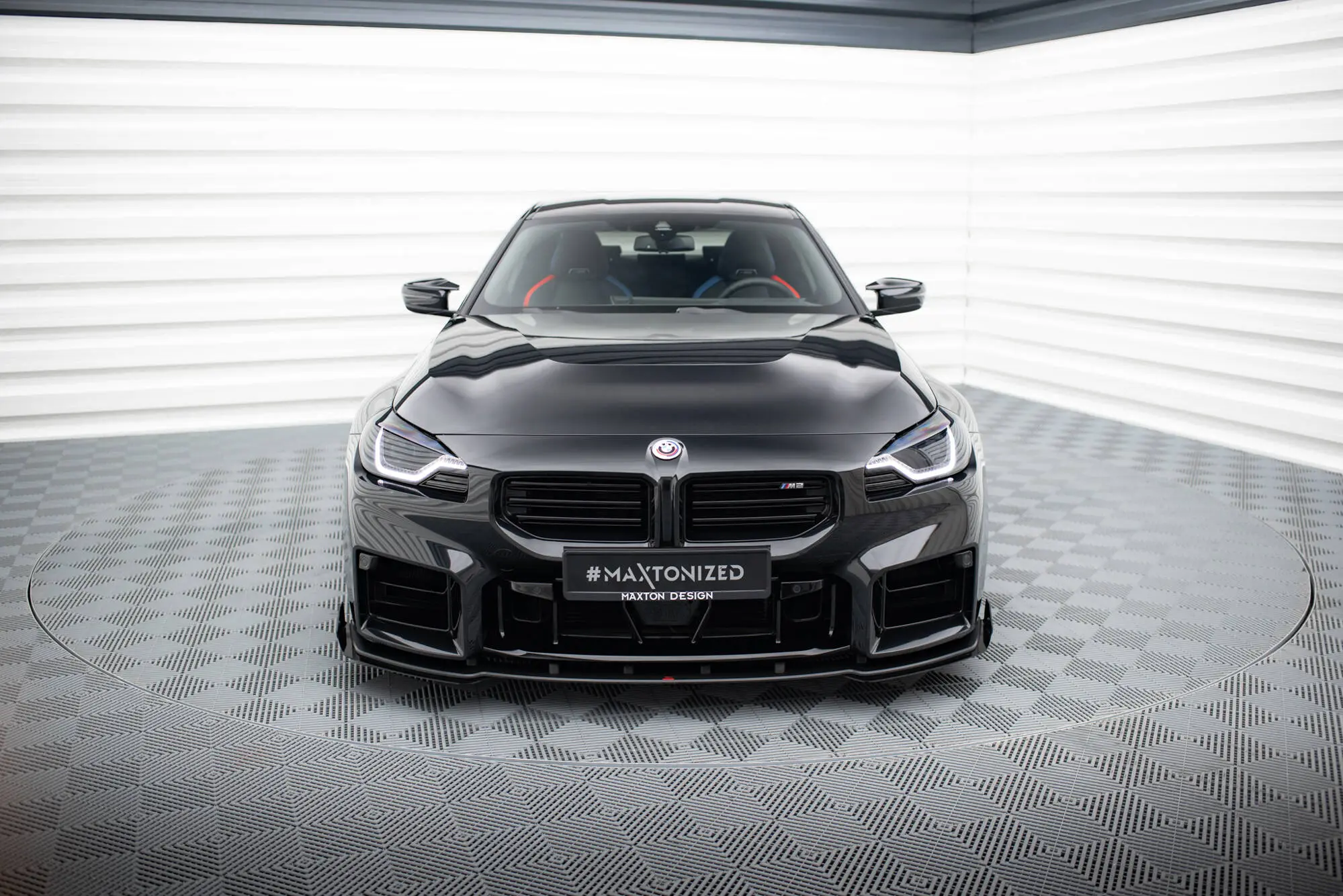 Frontspoiler + flopper BMW M2 Coupe (G87) 2023 - > | V.1 Street Pro Black Edition – bilde 3