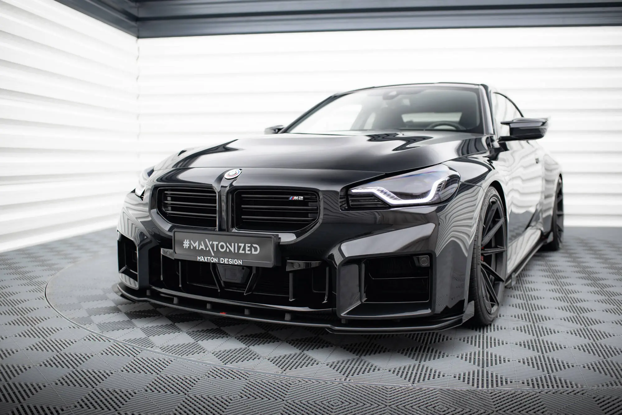 Frontspoiler + flopper BMW M2 Coupe (G87) 2023 - > | V.1 Street Pro Black Edition – bilde 4