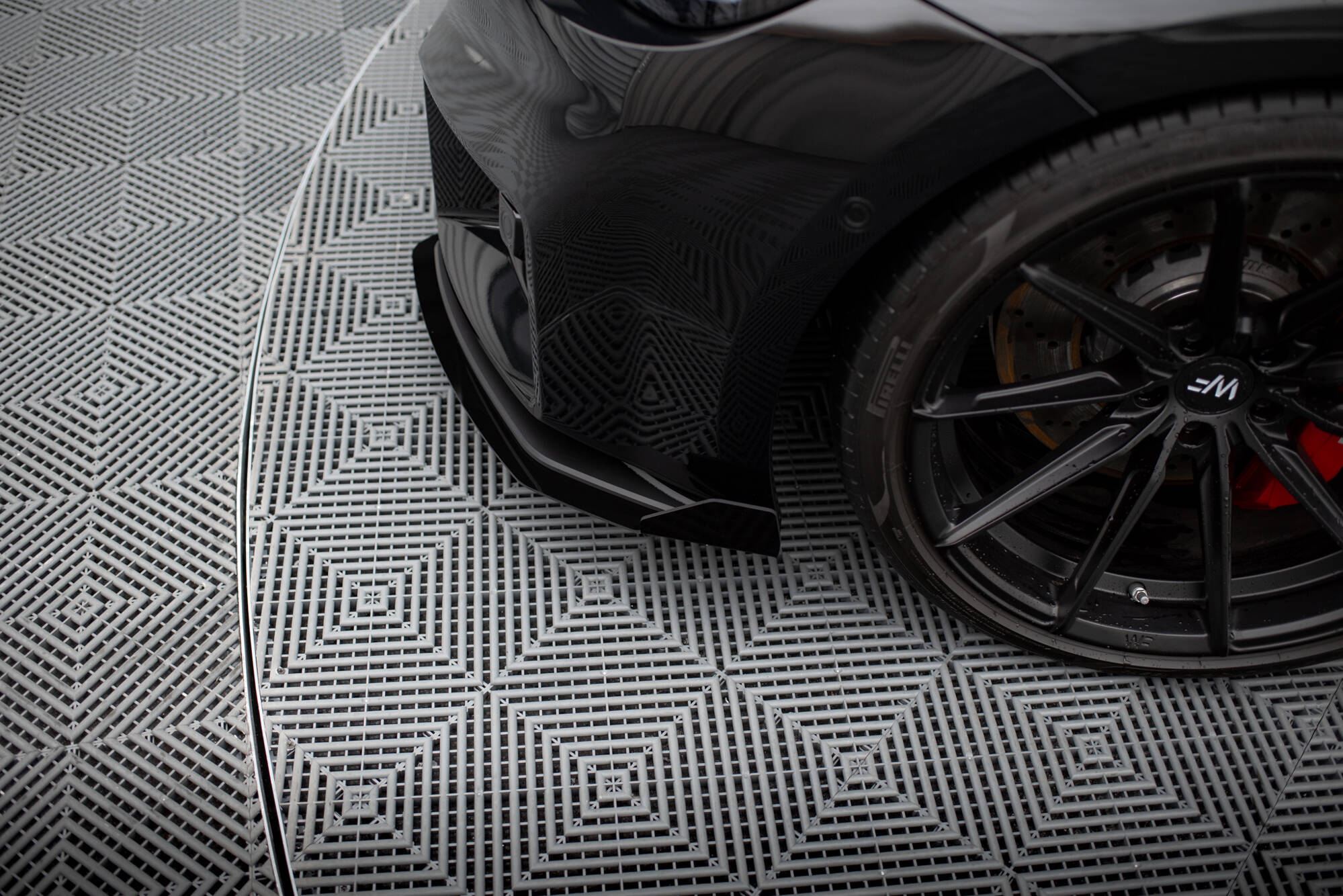 Frontspoiler + flopper BMW M2 Coupe (G87) 2023 - > | V.1 Street Pro Black Edition – bilde 5