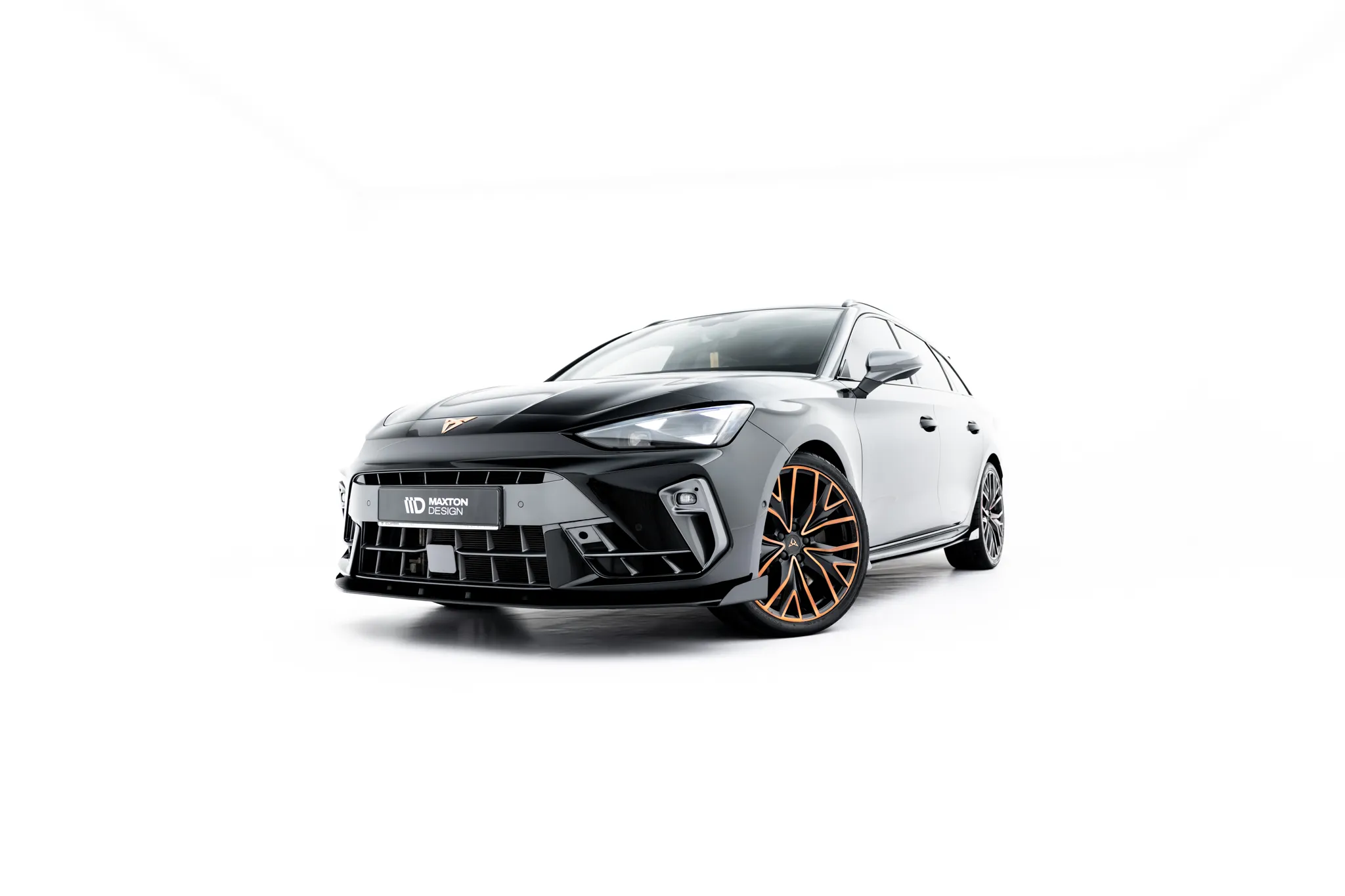 Frontspoiler + Flopper Cupra Leon 2020-2026 | Street Pro Black Edition – bilde 3