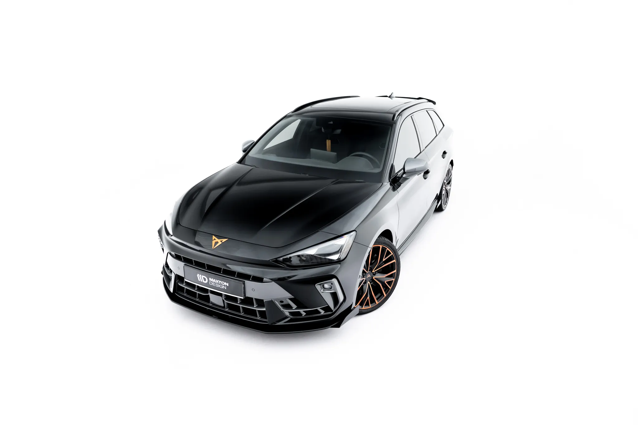 Frontspoiler + Flopper Cupra Leon 2020-2026 | Street Pro Black Edition – bilde 5