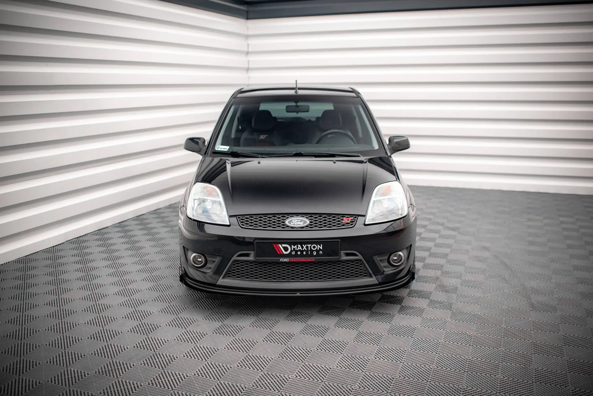 Frontspoiler + Flopper Ford Fiesta Mk5 ST 2005 - 2008 | V.1 Street Pro Black Edition