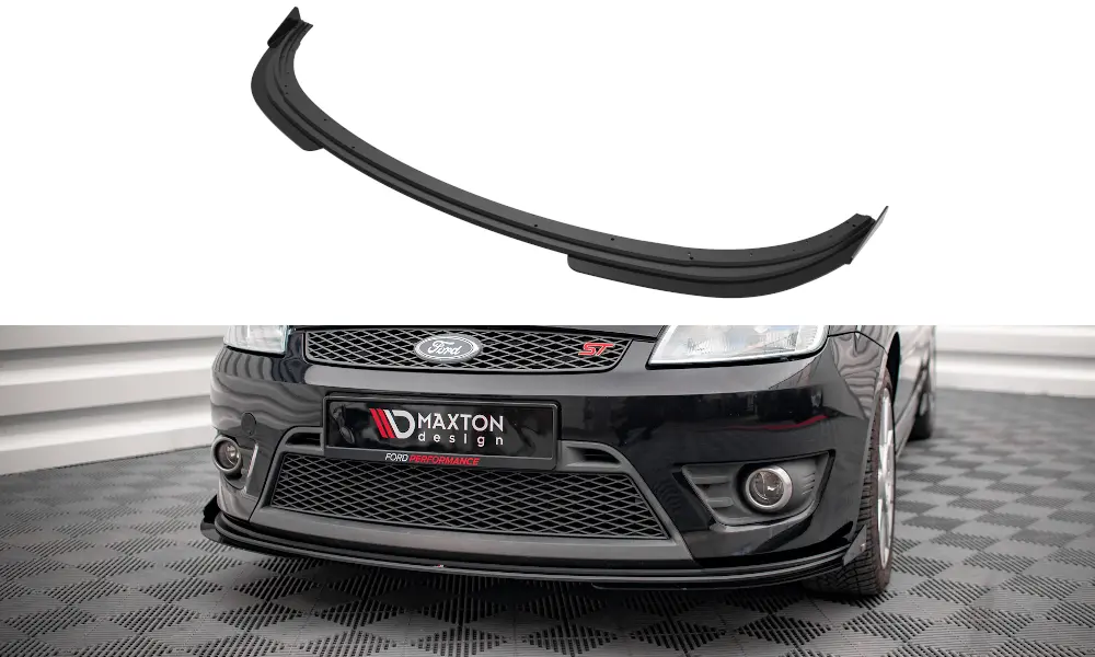 Frontspoiler + Flopper Ford Fiesta Mk5 ST 2005 - 2008 | V.1 Street Pro Black Edition – bilde 2
