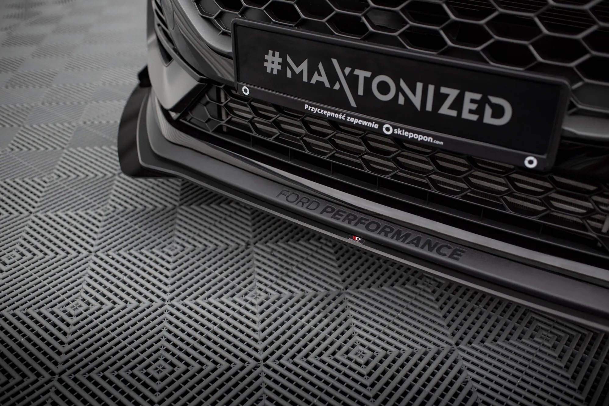 Frontspoiler + Flopper Ford Fiesta Mk7 ST Facelift 2021 - 2023 | Street Pro Black Edition – bilde 6