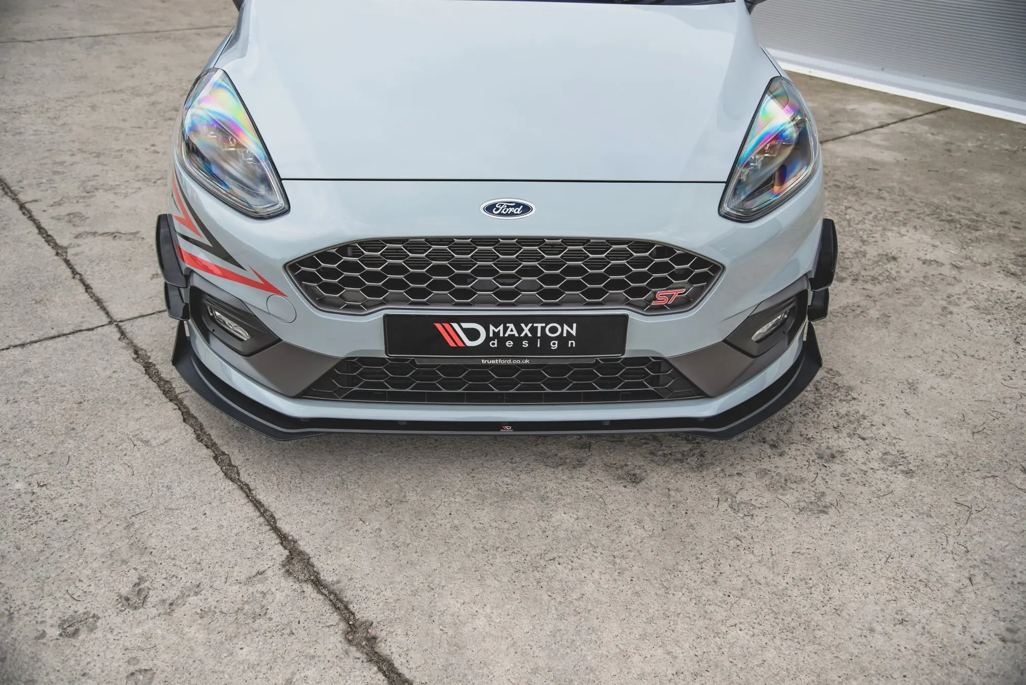 Frontspoiler + Flopper Ford Fiesta Mk7 ST / ST-Line 2016 - 2021 | Racing Durability Black Edition