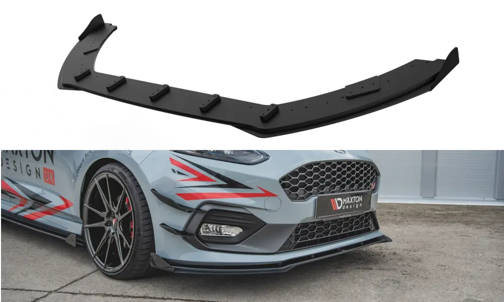 Frontspoiler + Flopper Ford Fiesta Mk7 ST / ST-Line 2016 - 2021 | Racing Durability Black Edition – bilde 2
