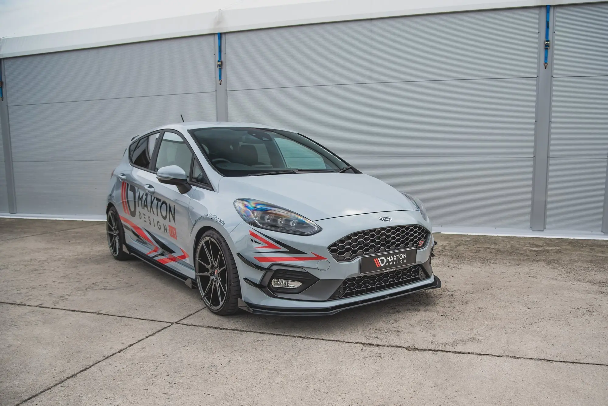 Frontspoiler + Flopper Ford Fiesta Mk7 ST / ST-Line 2016 - 2021 | Racing Durability Black Edition – bilde 5