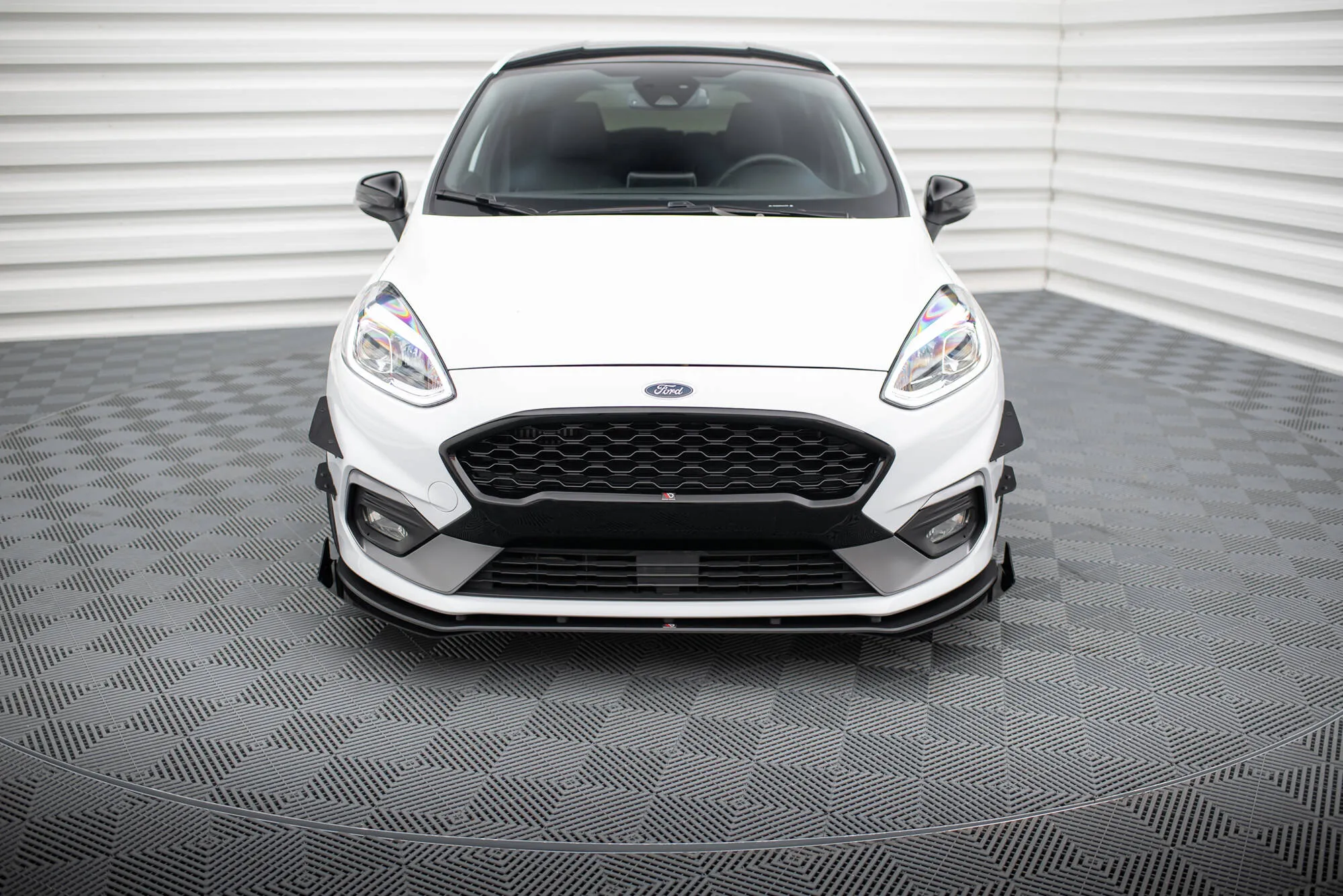 Frontspoiler + Flopper Ford Fiesta Mk7 ST / ST-Line 2016 - 2023 | Street Pro Black Edition – bilde 2