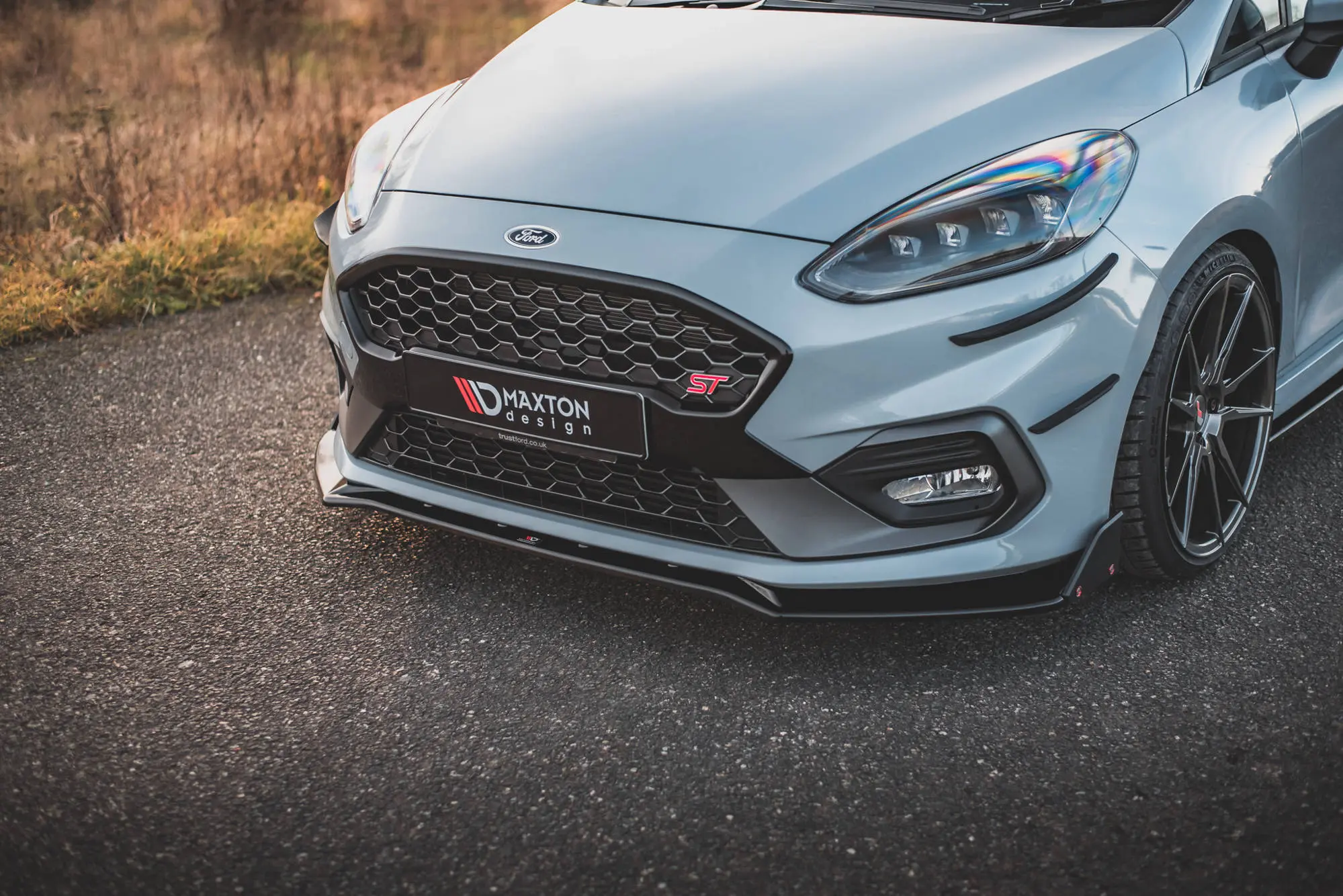 Frontspoiler + Flopper Ford Fiesta VII ST-Line 2017-2021 / Fiesta VII ST 2018-2021 | V.4 Glossy Black Edition – bilde 3