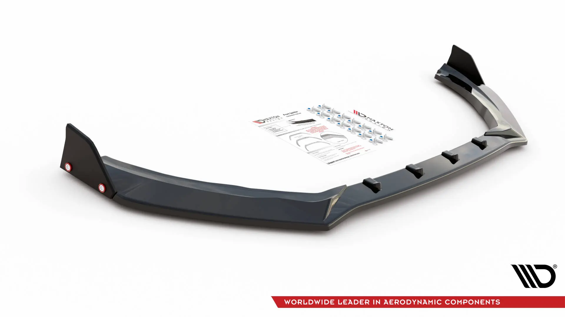 Frontspoiler + Flopper Ford Fiesta VII ST-Line 2017-2021 / Fiesta VII ST 2018-2021 | V.4 Glossy Black Edition – bilde 5