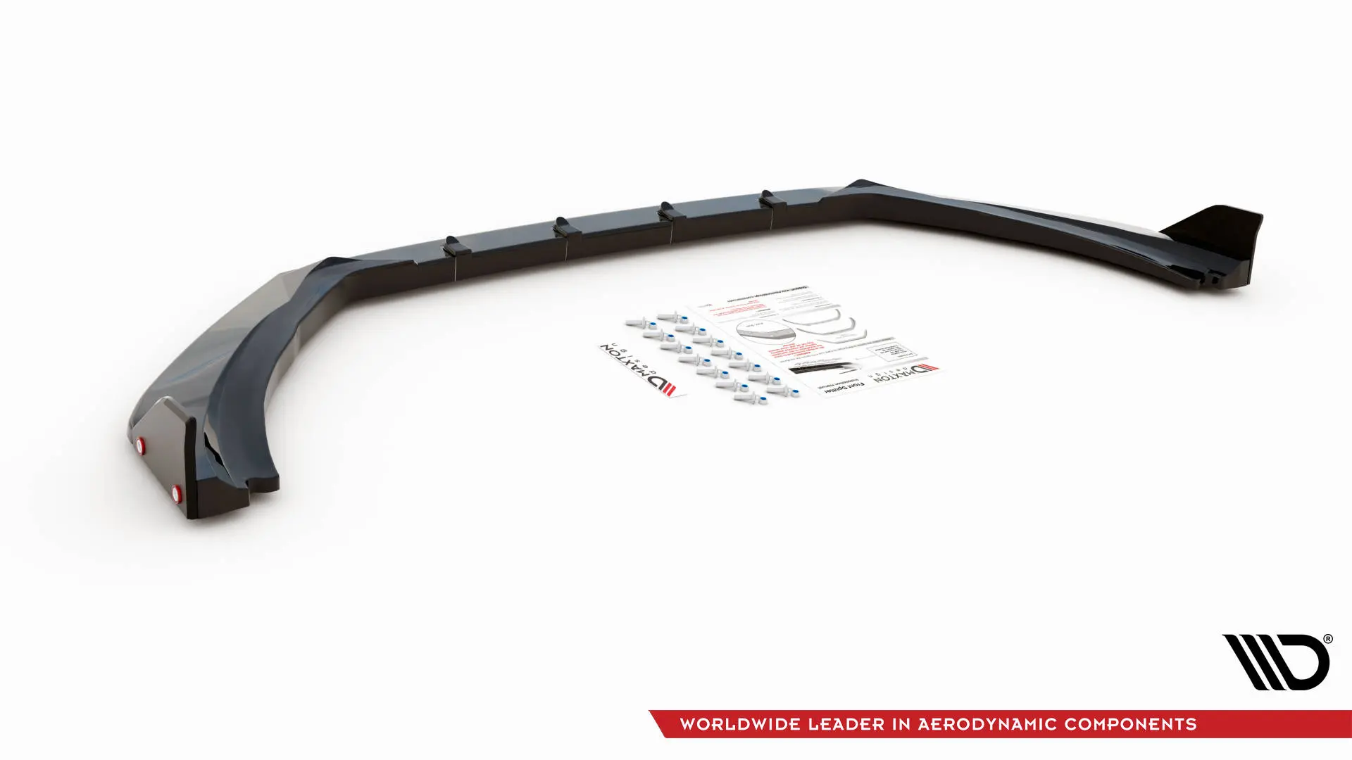 Frontspoiler + Flopper Ford Fiesta VII ST-Line 2017-2021 / Fiesta VII ST 2018-2021 | V.4 Glossy Black Edition – bilde 6
