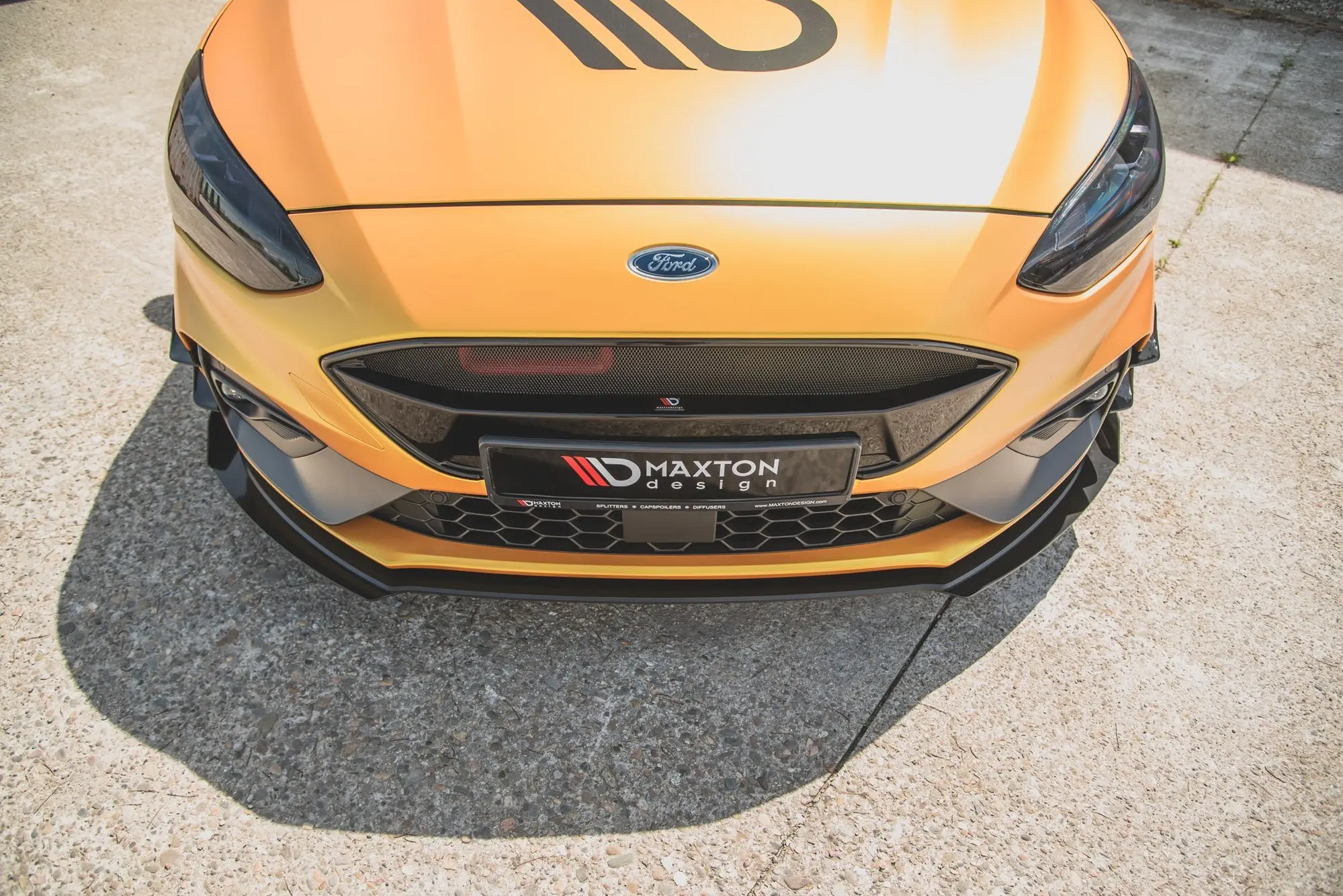 Frontspoiler + Flopper Ford Focus IV ST-Line 2018-> / Focus IV ST 2019-> | Racing Durability Black Edition