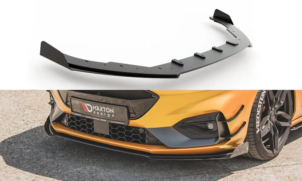 Frontspoiler + Flopper Ford Focus IV ST-Line 2018-> / Focus IV ST 2019-> | Racing Durability Black Edition – bilde 2