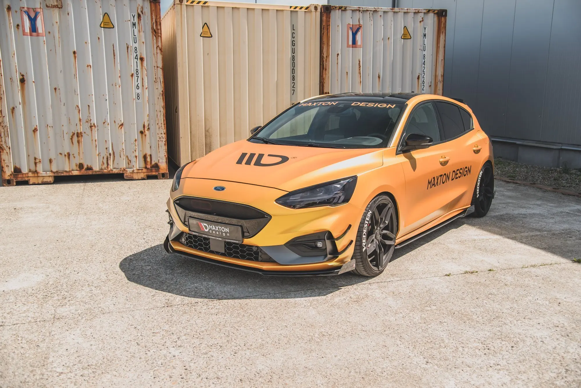 Frontspoiler + Flopper Ford Focus IV ST-Line 2018-> / Focus IV ST 2019-> | Racing Durability Black Edition – bilde 6