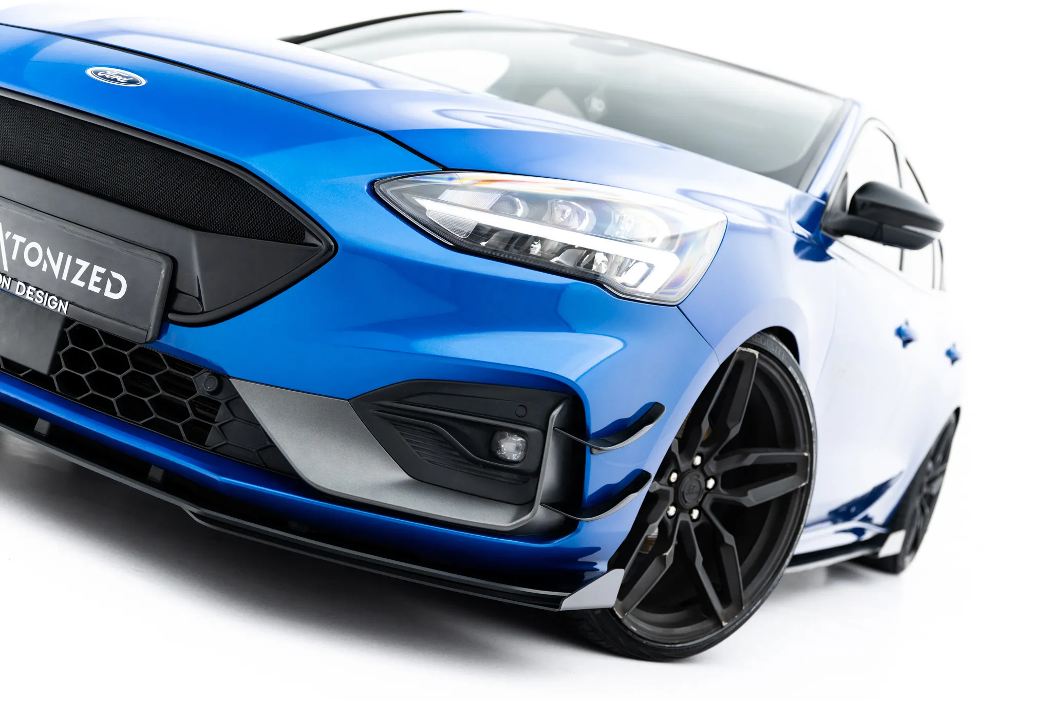 Frontspoiler + Flopper Ford Focus IV ST-Line 2018-> / Focus IV ST 2019-> | Street Pro Black Edition – bilde 5