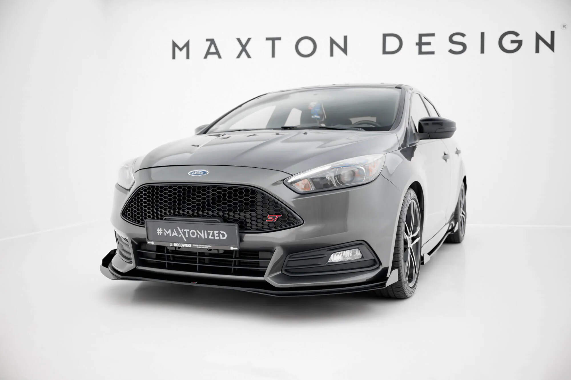 Frontspoiler + Flopper Ford Focus ST III Facelift 2015 - 2018 | Street Pro Black Edition – bilde 3
