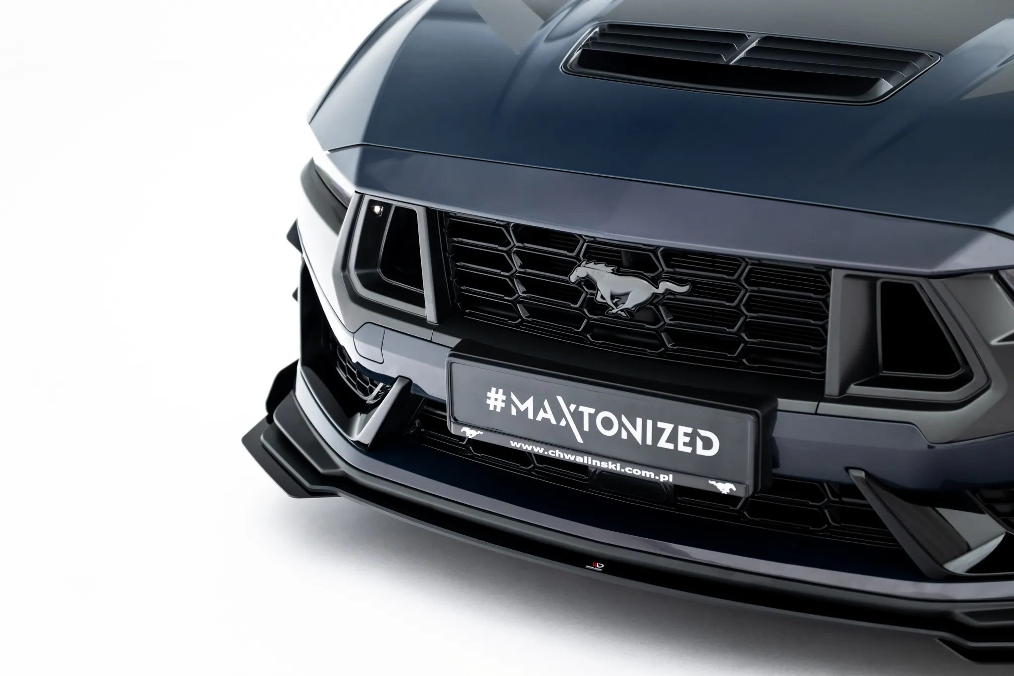 Frontspoiler + Flopper Ford Mustang (Mk7) 2023-2026 | Street Pro Black Edition – bilde 2