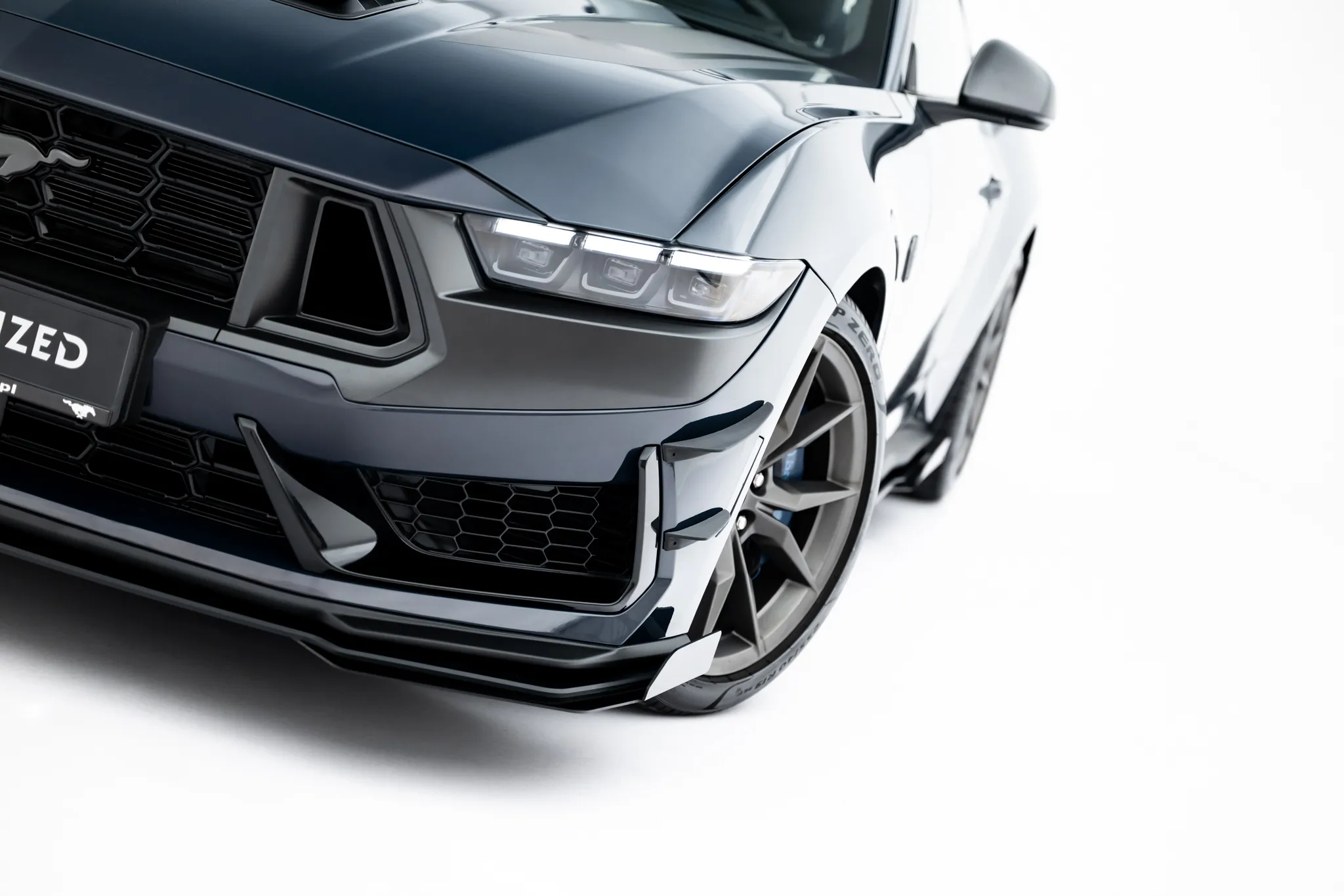 Frontspoiler + Flopper Ford Mustang (Mk7) 2023-2026 | Street Pro Black Edition – bilde 3