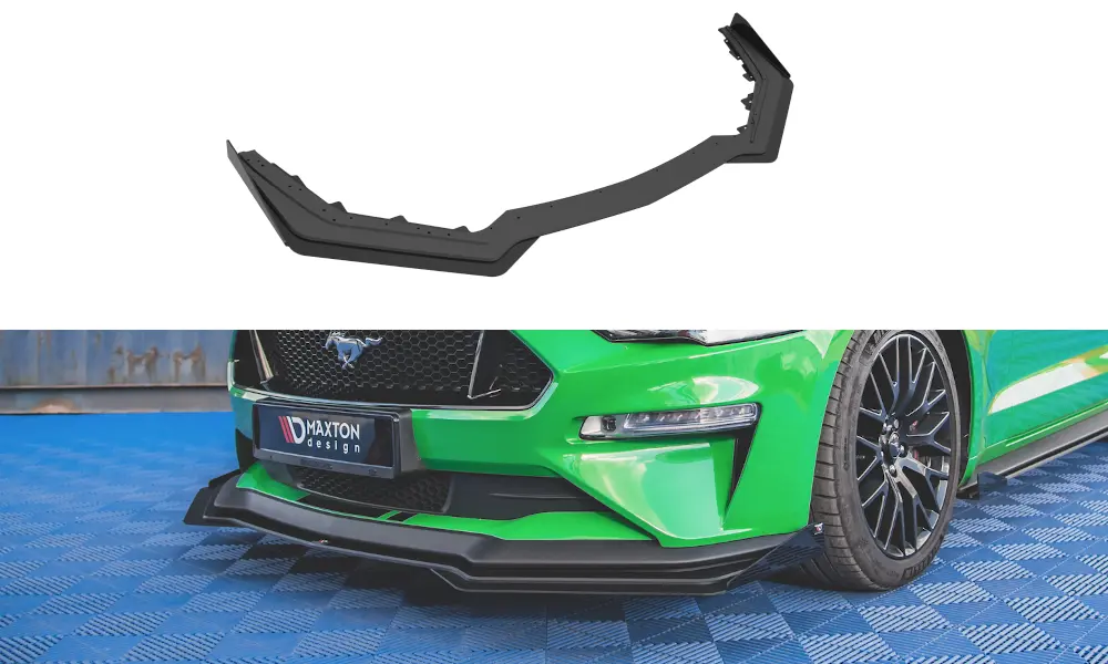 Frontspoiler + Flopper Ford Mustang VI GT Facelift 2017 - 2023 | V.1 Street Pro Black Edition – bilde 2