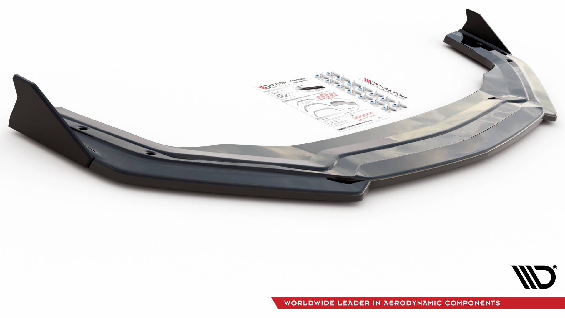 Frontspoiler + Flopper Ford Mustang VI GT Facelift 2017 - 2023 | V.2 Glossy Black Edition – bilde 6