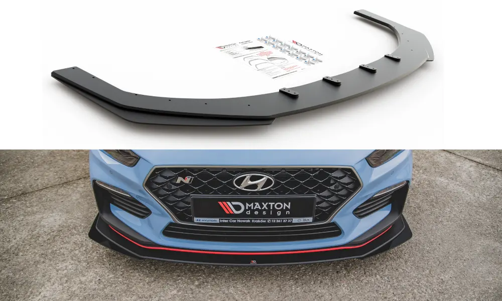 Frontspoiler + Flopper Hyundai i30 III N / i30 III Fastback 2017-2020 | Racing Durability Black Edition – bilde 2