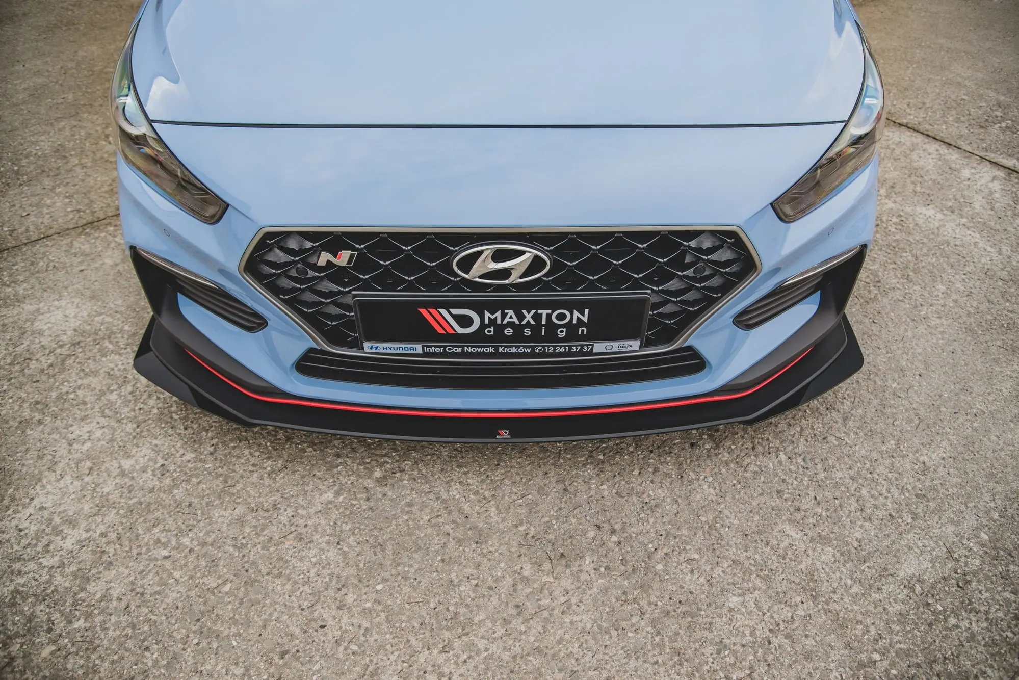 Frontspoiler + Flopper Hyundai i30 III N / i30 III Fastback 2017-2020 | Racing Durability Black Edition – bilde 4