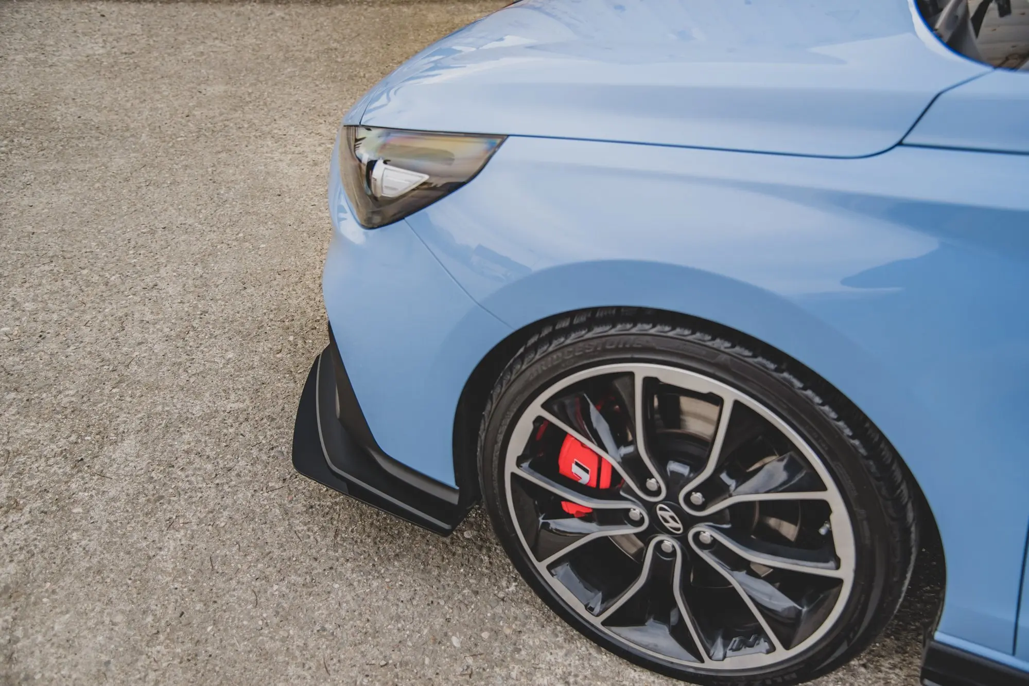 Frontspoiler + Flopper Hyundai i30 III N / i30 III Fastback 2017-2020 | Racing Durability Black Edition – bilde 7