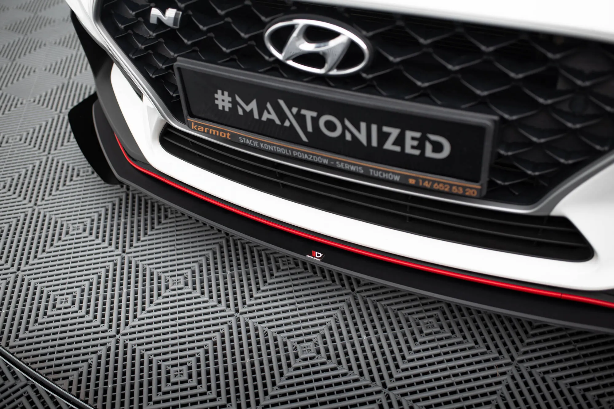 Frontspoiler + Flopper Hyundai i30 III N / i30 III Fastback 2017-2020 | Street Pro Black Edition – bilde 3