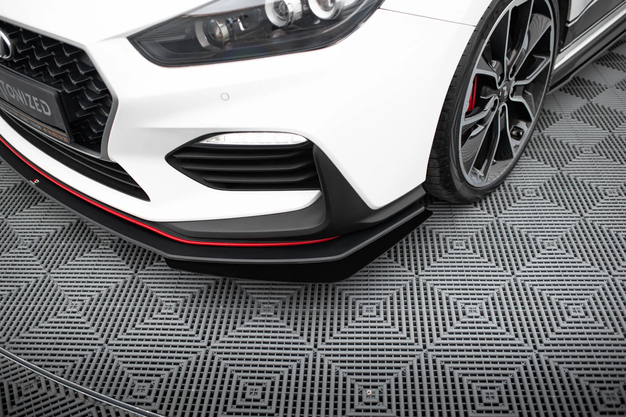 Frontspoiler + Flopper Hyundai i30 III N / i30 III Fastback 2017-2020 | Street Pro Black Edition – bilde 4